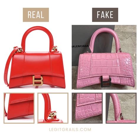 balenciaga hourglass bag real vs fake|counterfeit balenciaga bags.